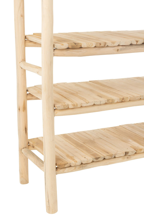 J-Line rek Ranch - hout - naturel