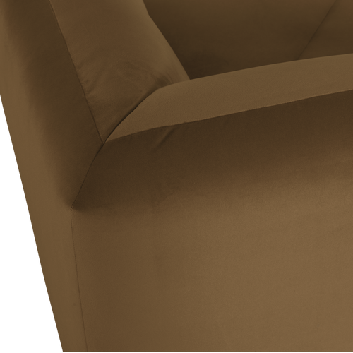 WOOOD hoekelement recht Mojo - Velvet - Honinggeel - 74x105x105