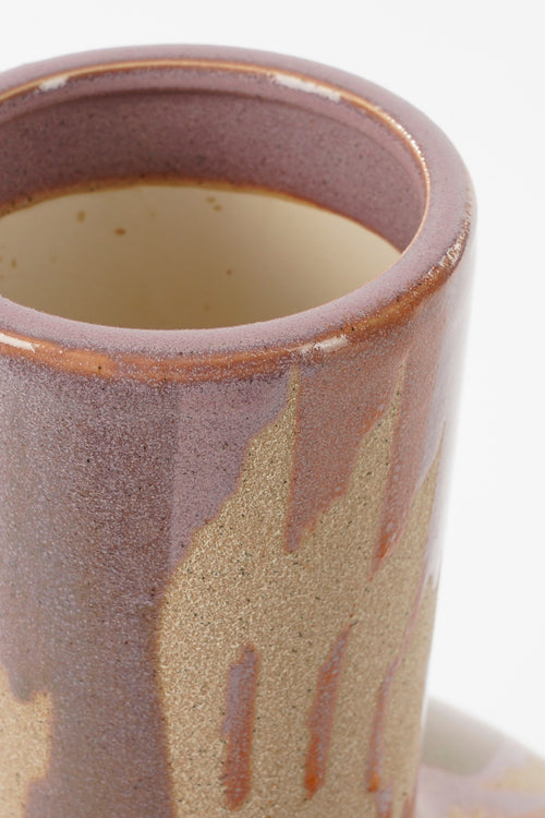 Mica Decorations Javi Vaas - H28 x Ø42 cm - Keramiek - Roze, Beige - vtwonen shop