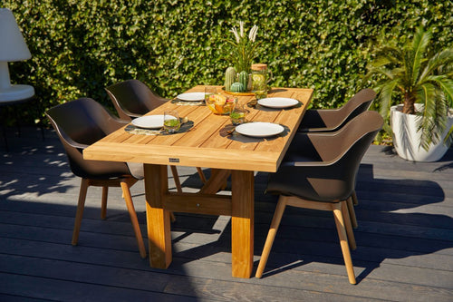 Hartman Tuintafel Sophie Yasmani - Naturel Teakhout - 180x95x76cm