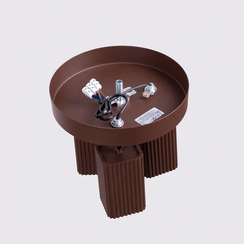 Sollux Lighting Plafondlamp RAYO 3P bruin - 20x20x18cm