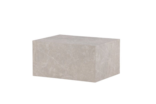 Rebellenclub Salontafel Tusani - 80 x 60 cm - Beige Marmerlook
