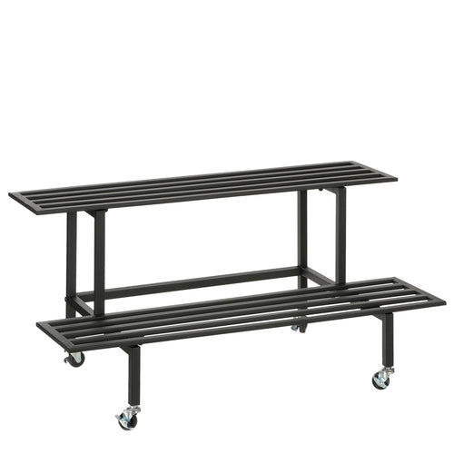 Mica Decorations  Greenrax Plantentafel - L90 x B44 x H42 cm - Metaal - Zwart - vtwonen shop