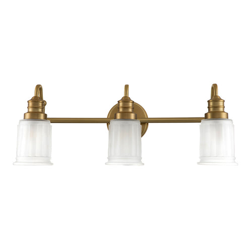 Elstead Quoizel Swell Wandlamp Geborsteld Messing, IP44