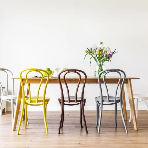 Fameg Vienna Thonet No.18 Houten Bistrostoel Walnoot - vtwonen shop