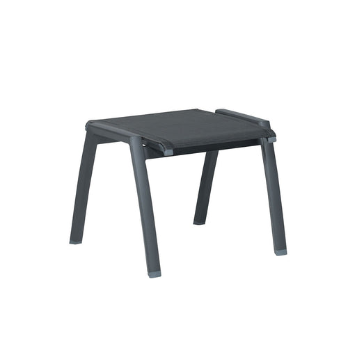 Gala voetenbank - carbon black - antraciet