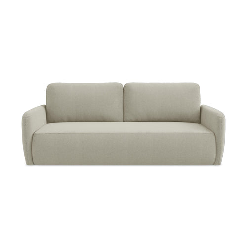 LaMiaSofa 3-zits slaapbank Corle - textuurstof - lichtbeige - 218x102x86