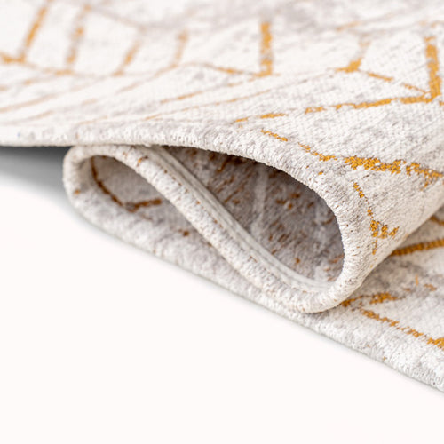 Ecorugs vloerkleed Central Yellow - beige - 140x200cm
