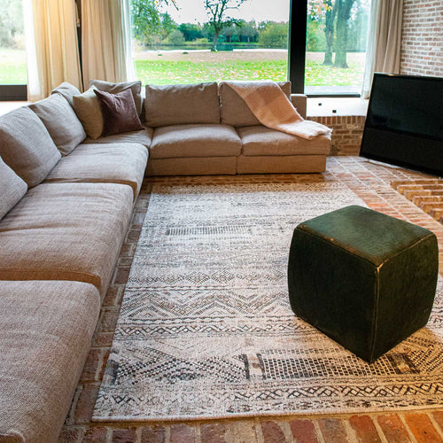 Louis De Poortere vloerkleed Medina White - beige - 200x280cm