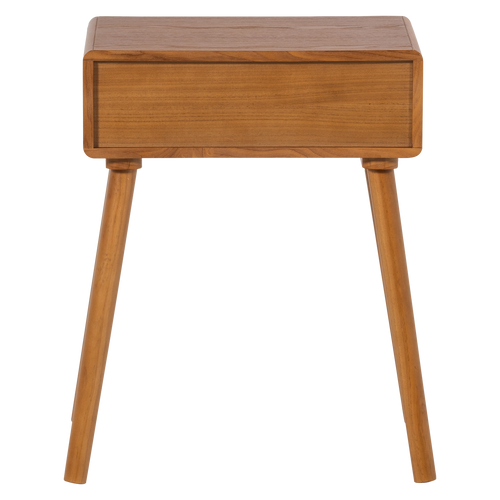 WOOOD nachtkastje/ bijzettafel Nelo - Hout - Bruin - 54x36x30