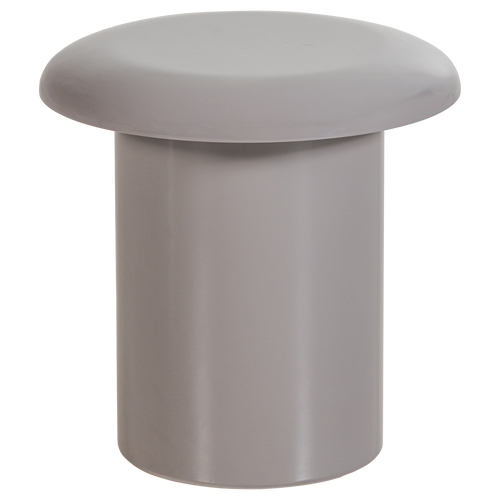 WOOOD bijzettafel Alvo - MDF Hoogglans - Lichtgrijs - 45x45x45