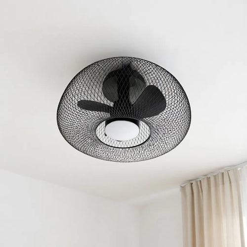 Ylumen plafondventilator Inno - 1 lichts - 46  x 26   cm - zwart