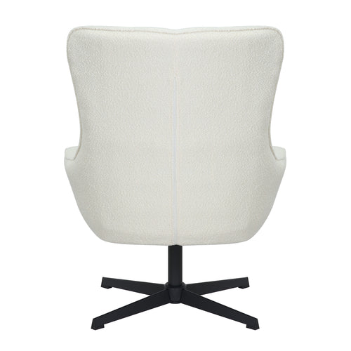 Starfurn  fauteuil Nora - wit - 85x81x99cm