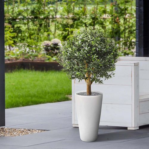 Maxifleur Ilex bol kunstplant 55cm - UV bestendig