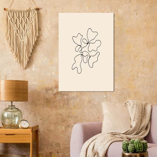 Artfulprints  Abstract – Blob lined   poster 50x70 cm