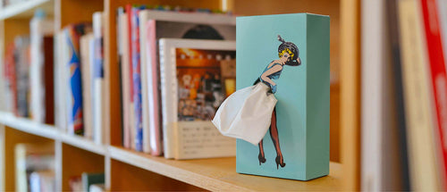 Spextrum Tissue Up Girl - tissuehouder - mint - vtwonen shop