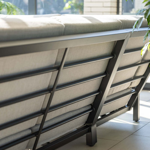 Garden Impressions loungeset Coba 4-delig donker grijs - valley sand