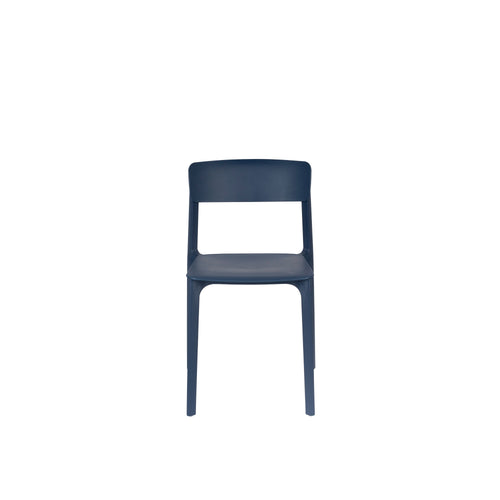 Housecraft Living Clive Tuinstoel/ Eetkamerstoelen Donkerblauw - Set van 4