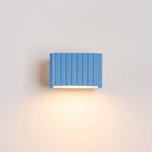 Sollux Lighting Wandlamp RIFF azuurblauw Gx53 - 10x12x6cm