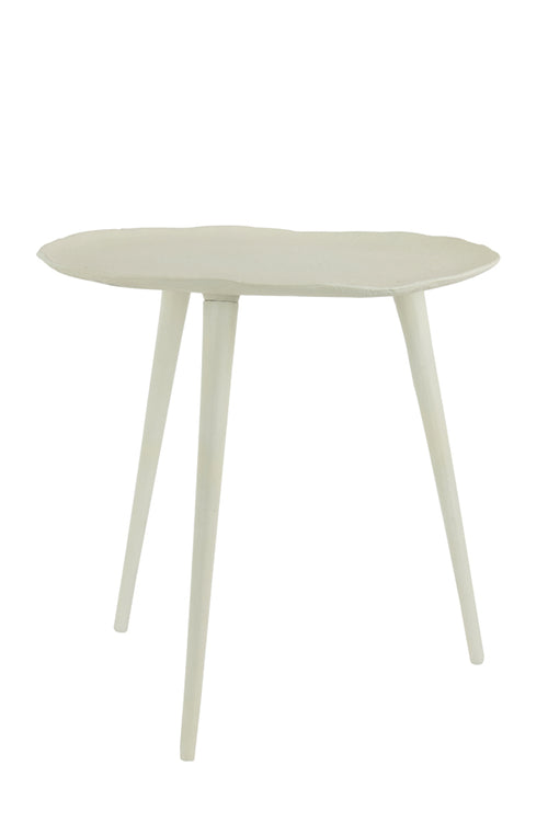 Light & Living bijzettafel ASARPAI - Ø46x44cm - wit