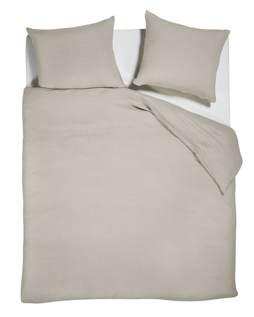 vtwonen Dekbedovertrek Gentle Embrace - 200 x 200/220 cm - Zand