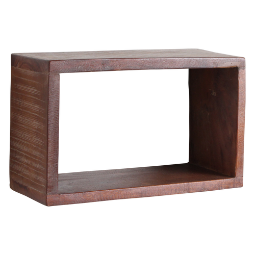 Raw Materials open wandplank - FSC-gerecycled hout - 12x15x22 cm - vtwonen shop