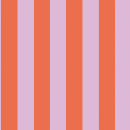 ESTAhome behang strepen oranje en lila paars - 53 cm x 10.05 m - 139904 - vtwonen shop