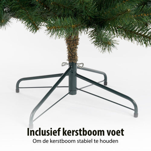 Black Box Trees Nagoya Kerstboom - Kunstboom met LED Verlichting en Scharnierconstructie - Kerstversiering voor Binnen met Natuurlijke Uitstraling -