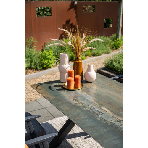 Garden Impressions tuinset Aleria - Sintra - Rome bronze - 240x100 cm - 7-delig