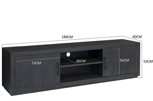 Livingfurn tv-meubel Jaxx - 180cm - mangohout - vtwonen shop