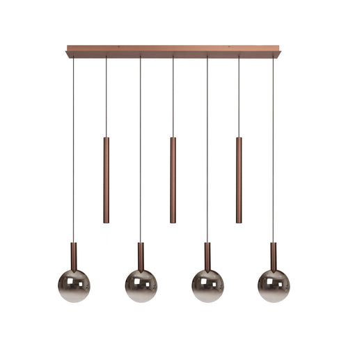 Lucide hanglamp JASMINE - Geïntegreerde LED - Koper