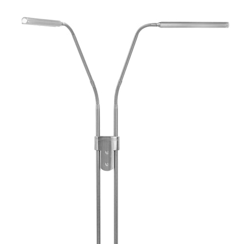 Highlight vloerlamp Murcia - 2 lichts - 35  x 145   cm - mat chroom - vtwonen shop