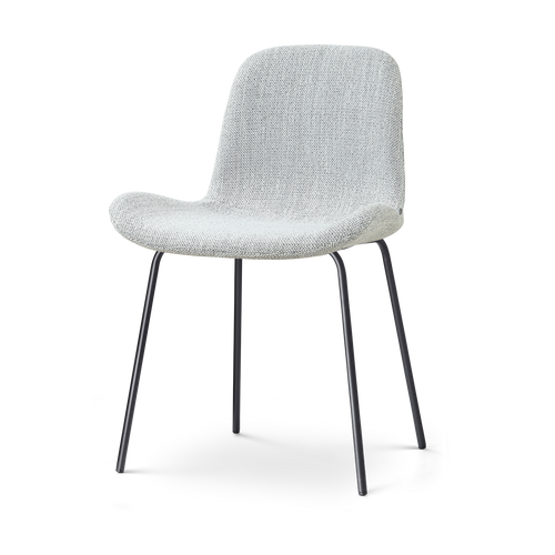 Nolon Nora-Fé eetkamerstoel grijs melange - zwart onderstel