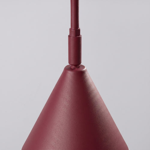 Sollux Lighting Wandlamp NOX 1 bordeaux met schakelaar - 14x61x30cm