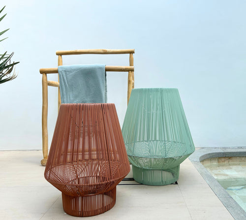 Originalhome lampenkap gerecycled Lampion no 1 - terracotta - L