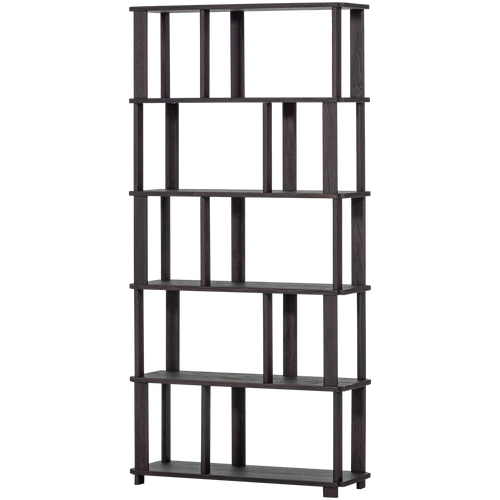 WOOOD boekenkast Riss - Mystic Brown - Eikenhout - 186x90x30 - vtwonen shop