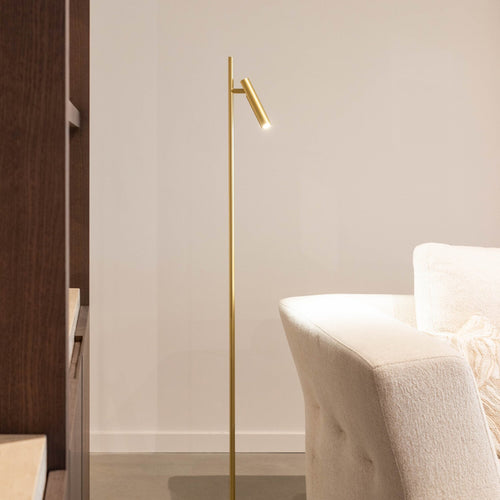 Atmooz vloerlamp Statement - antiek messing - 30 x 26 x H 140 cm - geïntegreerde led