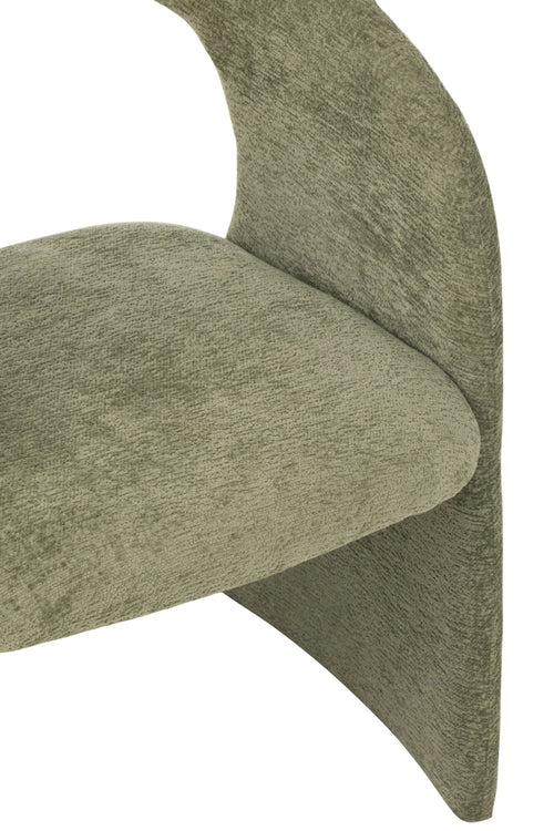 J-Line stoel Anise - textiel - muntgroen