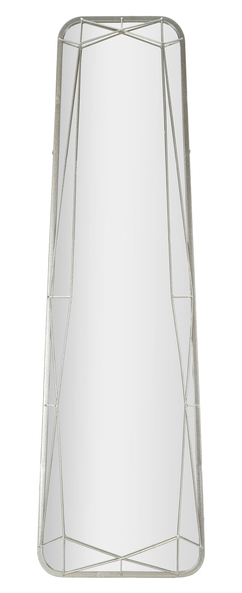 Mauro Ferretti staande spiegel - 46x57x153 cm - zilver