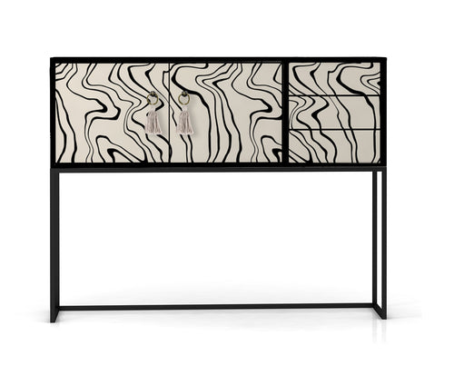 Really Nice Things Cabinet Freya - Hout Marmer Textuur - vtwonen shop