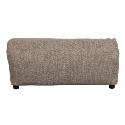 WOOOD hocker Baggy - Geweven Stof - Bruin Melange - 45x91x51