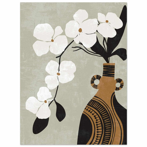 Artfulprints  Boho – Bloom and clay   poster 30x40 cm - vtwonen shop