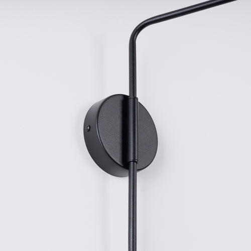 Sollux Lighting Wandlamp NOX zwart - 14x61x30cm