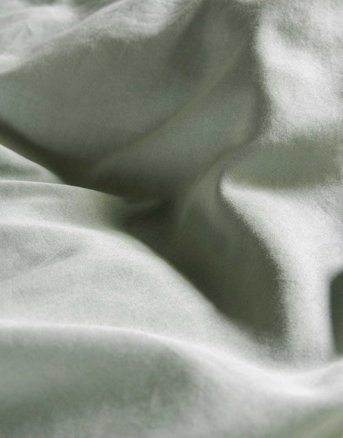 Essenza Minte dekbedovertrek - Lits-Jumeaux XL – 260x200/220 cm - Dusty green