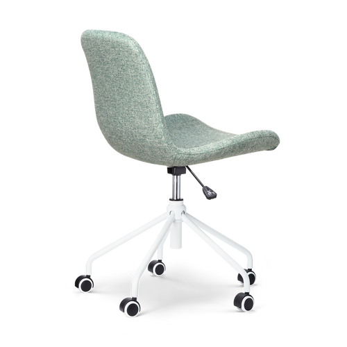 Nolon Nout-Fé Bureaustoelen Set van 2 - Zacht groen - Wit Onderstel