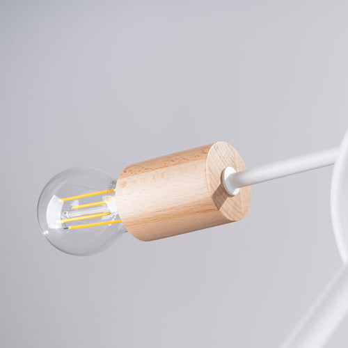 Sollux Lighting Kroonluchter EMBER 5 wit - 15x61x26cm
