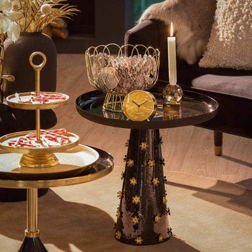 Karlsson wekker Disco - goud - Ø11cm - vtwonen shop