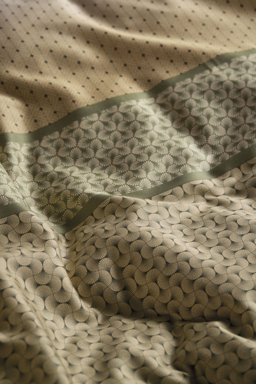 Beddinghouse Dekbedovertrek Carter - 240 x 200/220 cm - Groen