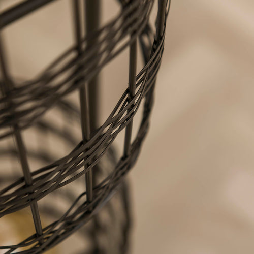 Giga Meubel Vloerlamp Metal Blinds - Zwart - 2-Lichts - 30x30x166cm - vtwonen shop