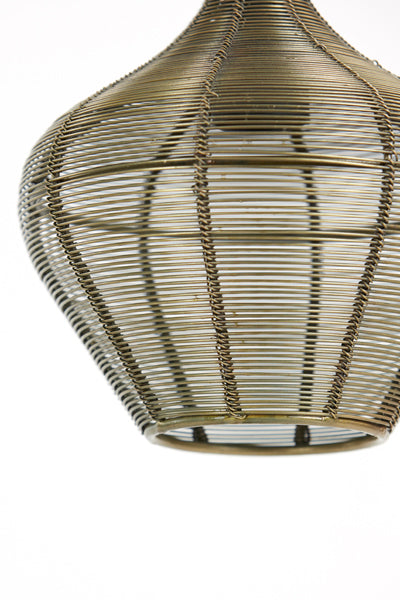 Light & Living tafellamp ALVARO - 27x20x61cm - brons